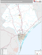 Wilmington Metro Area Digital Map Premium Style