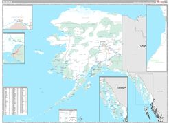 Alaska Digital Map Premium Style