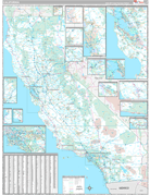California Digital Map Premium Style