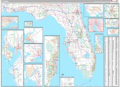 Florida Digital Map Premium Style