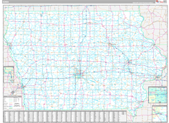 Iowa Digital Map Premium Style