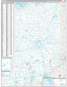 Indiana Digital Map Premium Style