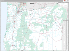 Oregon Digital Map Premium Style