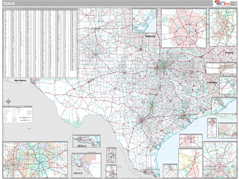 Texas Digital Map Premium Style