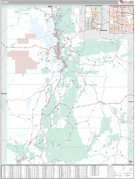 Utah Digital Map Premium Style