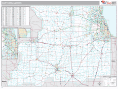 Illinois Northern Sectional Digital Map