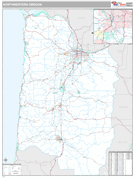 Oregon North Western Sectional Digital Map