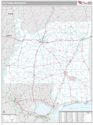 Mississippi Southern Sectional Digital Map