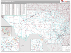 Texas South Western Sectional Digital Map