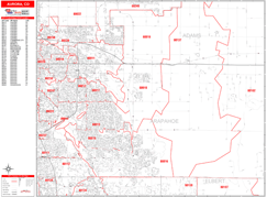 Aurora Digital Map Red Line Style