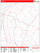 Camden Digital Map Red Line Style
