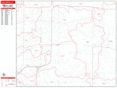 Cheektowaga Digital Map Red Line Style