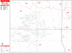 Loveland Digital Map Red Line Style