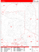 Palatine Digital Map Red Line Style