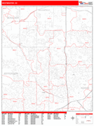 Westminster Digital Map Red Line Style