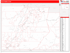 Utah Southern Sectional Digital Map