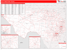 Texas South Western Sectional Digital Map