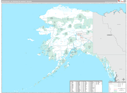 Anchorage, AK DMR Wall Map Premium Style