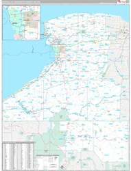 Buffalo, NY DMR Wall Map Premium Style