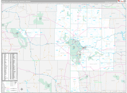 Rapid City, SD DMR Wall Map Premium Style