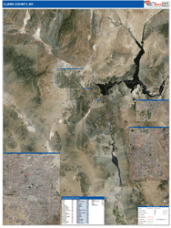 Coconino County, AZ Wall Map Satellite Basic Style 2026