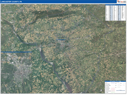 Lewis County, WA Wall Map Satellite Basic Style 2026