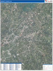 Montgomery County, AL Wall Map Satellite Pure Style 2026