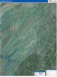 Skamania County, WA Wall Map Satellite Pure Style 2026