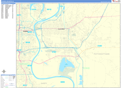 Council Bluffs Iowa 5 Digit Zip Code Maps - ZIPCodeMaps.com