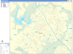 Germantown Wall Map Basic Style 2024