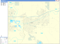 Livermore Wall Map Basic Style 2024