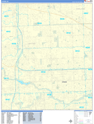 Livonia Wall Map Basic Style 2024