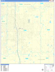 Moore Wall Map Basic Style 2024