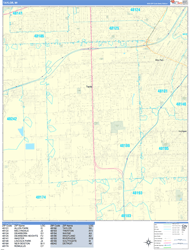 Taylor Wall Map Basic Style 2024