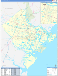 Chatham Basic<br>Wall Map