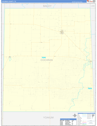 Cochran County, TX Zip Code Map