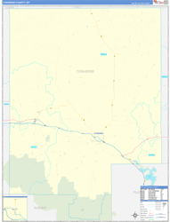 Converse County, WY Zip Code Map