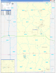 Dekalb Basic<br>Wall Map