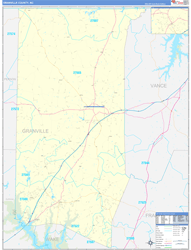 Granville Basic Wall Map