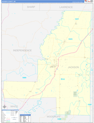 Jackson Basic Wall Map