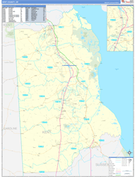 Kent Basic<br>Wall Map