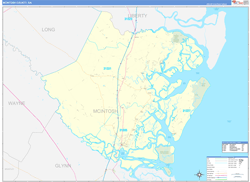 McIntosh County, GA Zip Code Map