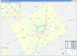 McLennan County, TX Zip Code Map