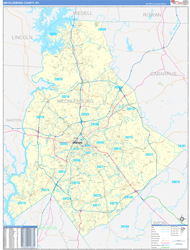 Mecklenburg County, NC Zip Code Map