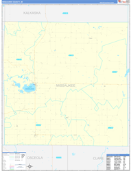 Missaukee Basic<br>Wall Map