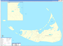 Nantucket Basic<br>Wall Map