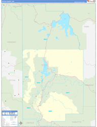 Teton Basic<br>Wall Map