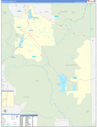 Wasatch Basic<br>Wall Map