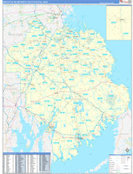 Brockton Basic<br>Wall Map