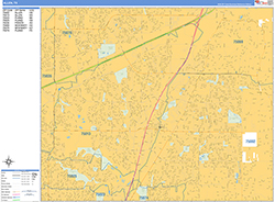 Allen Wall Map Basic Style 2026